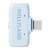 Hollyland LARK A1 Combo (Sky Blue, USB-C + Lightning) - zestaw, bezprzewodowy system audio, 2x mikrofon krawatowy, etui ładujące, niebieski - odbiornik